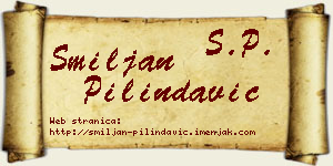 Smiljan Pilindavić vizit kartica